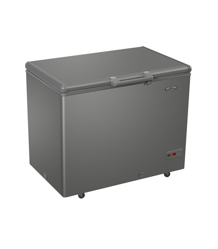 Haier 379L Inverter Chest Freezer HTF-379IS - LED Light, Door Lock, 100 Hours Backup - Silver