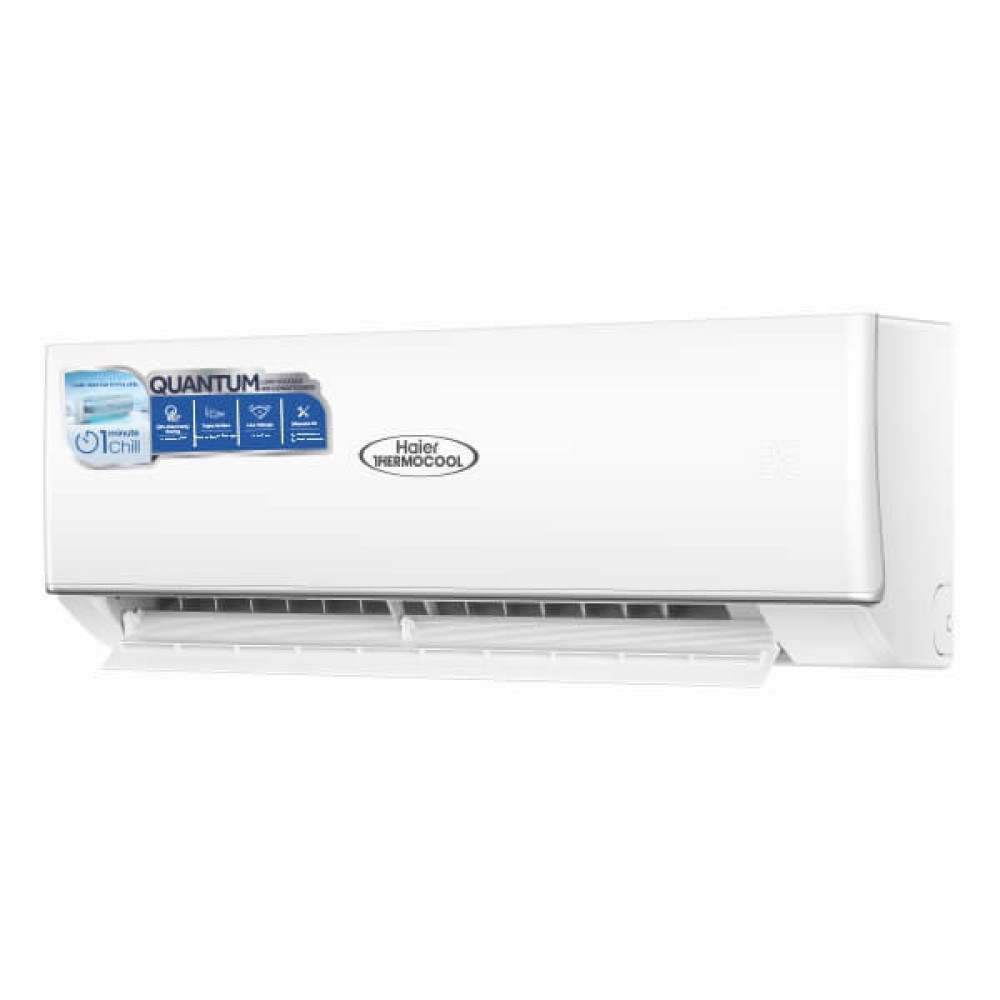 Haier Thermocool 1.5HP Quantum AC HSU-12CFQE-QW01 – Instant Chill, Low Voltage & Energy Saving, White