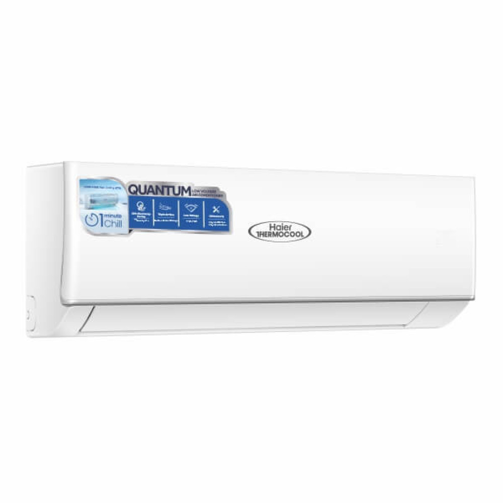Haier Thermocool 1.5HP Quantum AC HSU-12CFQE-QW01 – Instant Chill, Low Voltage & Energy Saving, White