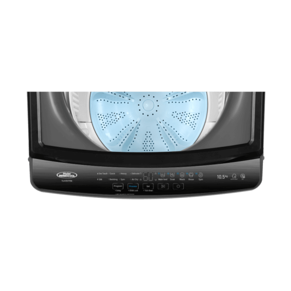 Haier Thermocool TLA080-FYS6 8Kg Top Load Fully Automatic Washing Machine – Anti-Bacterial Pulsator