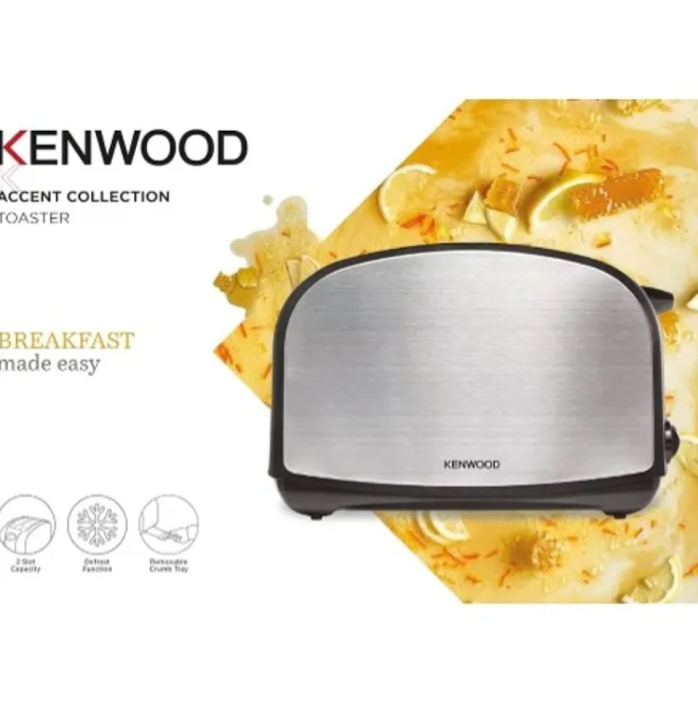 Kenwood 2-Slice Toaster (TCM01) with Defrost, Warm & Perfect Browning