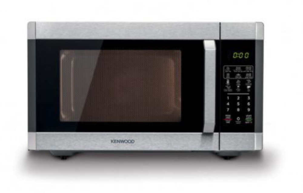 Kenwood 42L Digital Microwave Oven with Grill – 1100W / 1400W – Auto Menu, Defrost & Timer – MWM42 (Black/Silver)