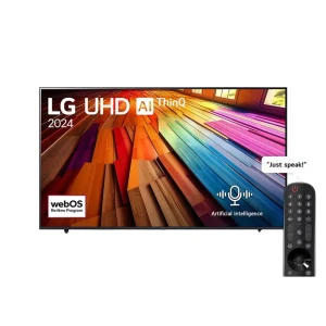 LG 86 Inch UHD UT80 4K Smart TV with AI Magic Remote – webOS24