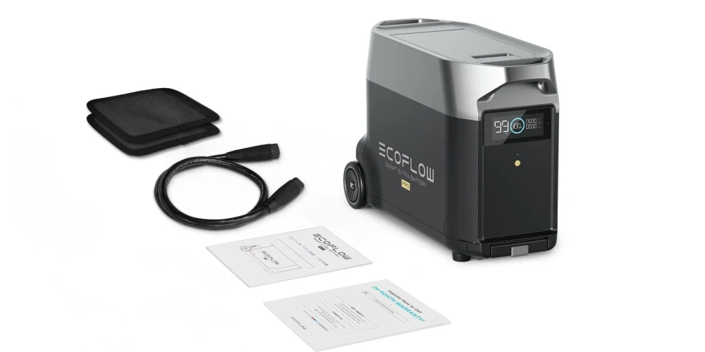 EcoFlow DELTA 2 Smart Extra Battery 1024Wh - Double Your Backup Power for Home & Business in Nigeria | LFP Battery with 10-Year Lifespan