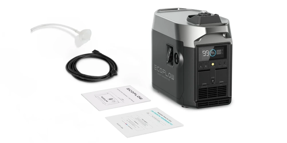 EcoFlow Smart Generator 1800W - Dual Fuel Inverter Generator with App Control | Ultimate Emergency Backup Power for DELTA Pro & DELTA Max