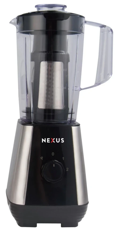 Nexus 1.5L Blender NX-4050 (Black Steel) – 300W with Smoothie Maker & Sieve