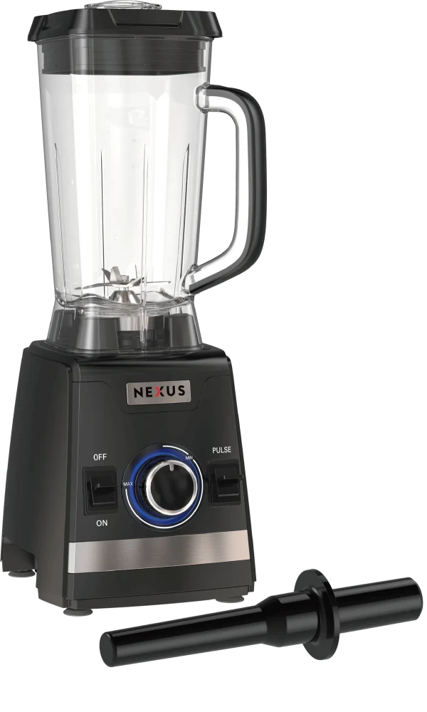 Nexus VitaPowerMix Blender NX-12000 (Black) – 1200W, Variable Speed & Self-Cleaning
