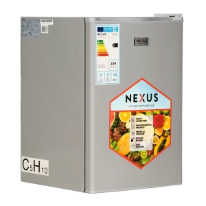 Nexus NX-100 75-Litre Single Door Fridge – Silver Finish, A+ Energy Rating, Quiet Operation