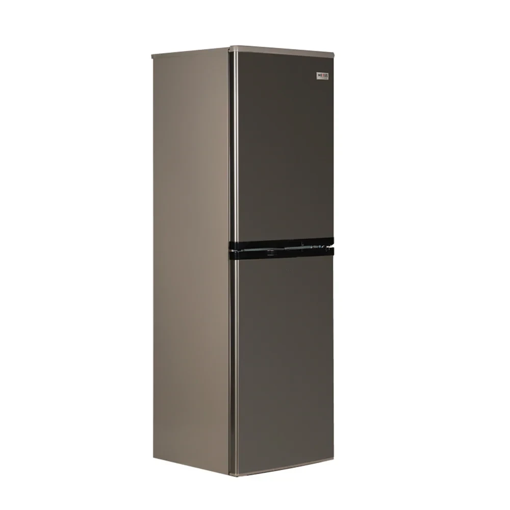 Nexus NX-290 290-Litre Double Door Refrigerator – Inox Finish, MaxxFresh Crisper Box, Toughened Glass Shelves