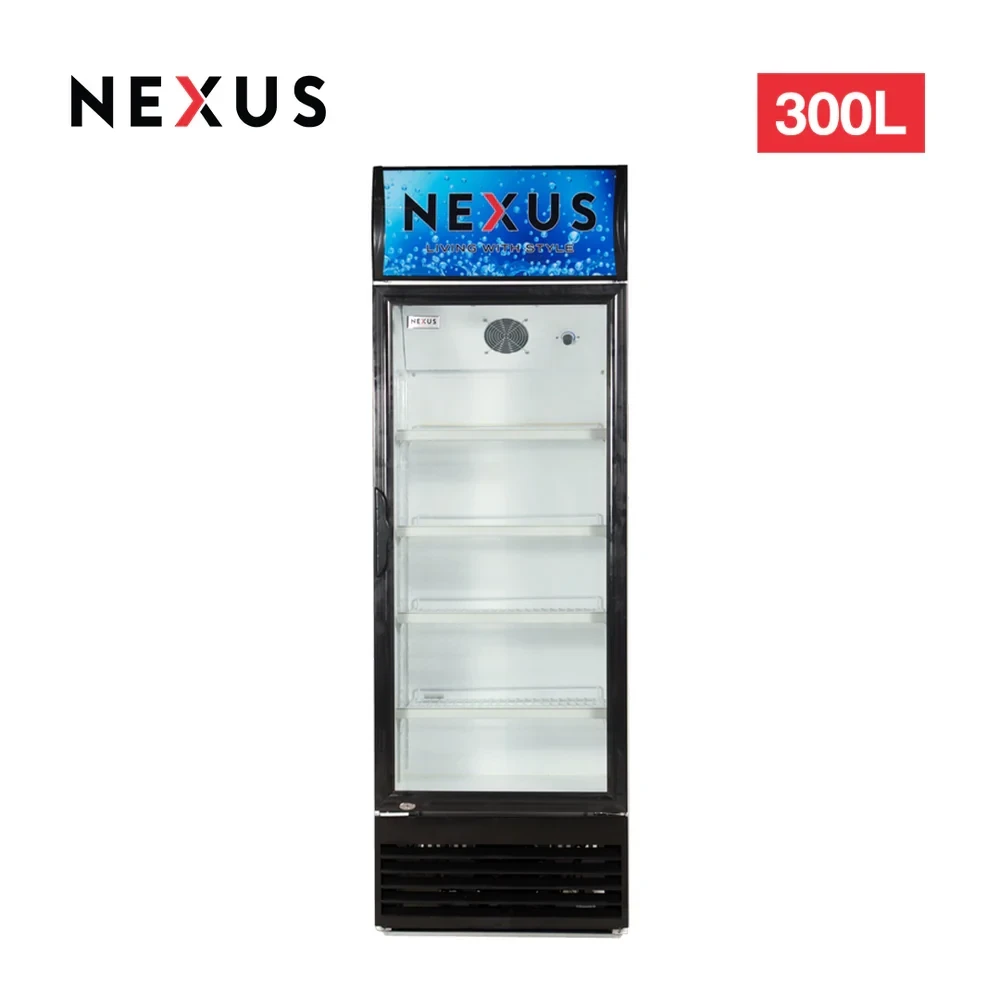 Nexus NX-501 300-Litre Single Door Fridge – Black, Fast Freezing, Mechanical Temperature Control