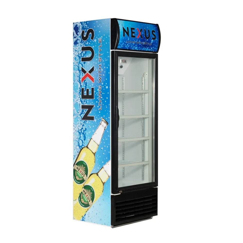 Nexus NX-501 300-Litre Single Door Fridge – Black, Fast Freezing, Mechanical Temperature Control