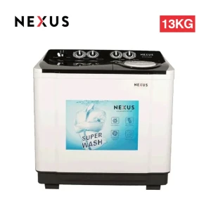 Nexus 13KG Semi-Automatic Washing Machine WM-13SAK – Quiet & Efficient