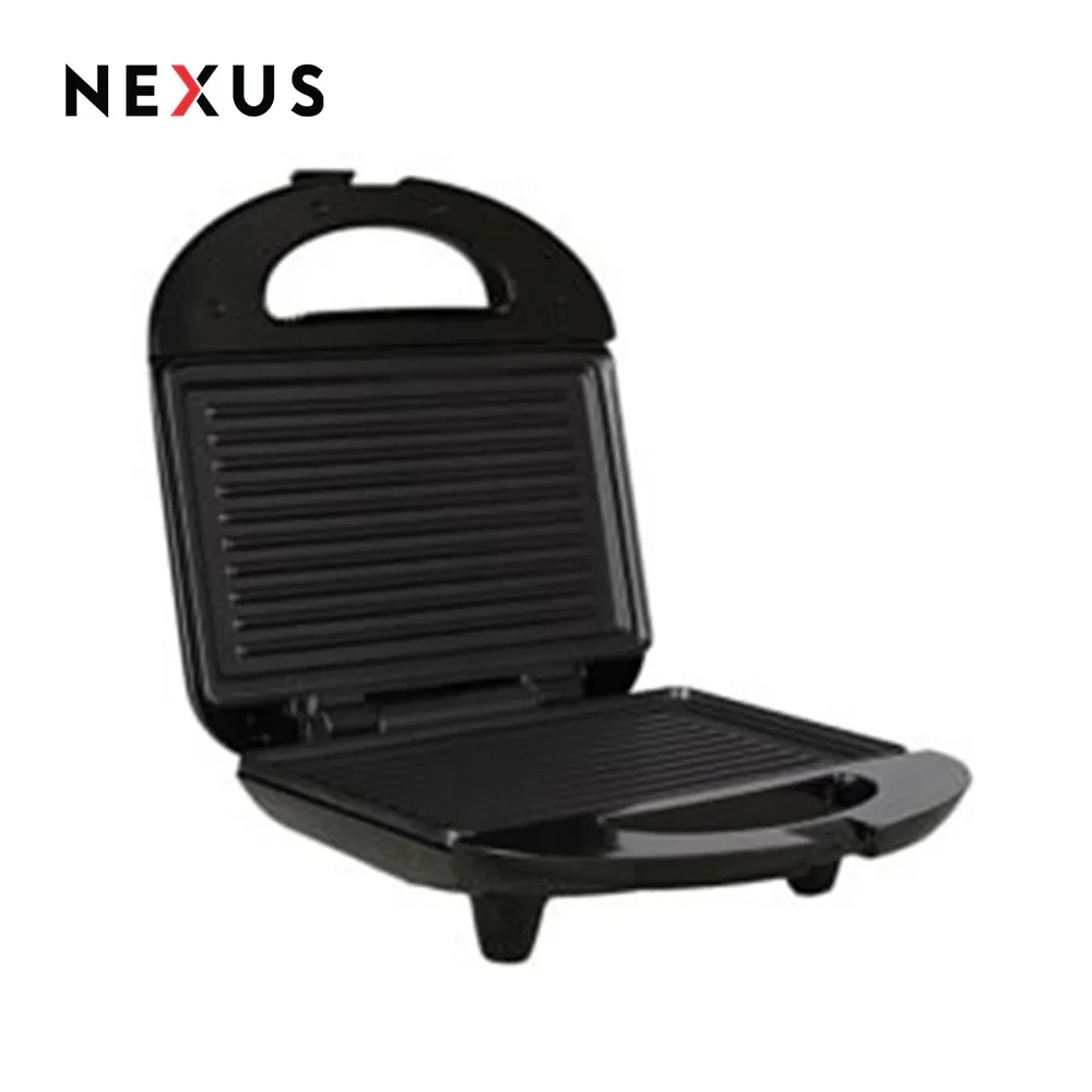 NEXUS NX-EL229 Sandwich Maker – Non-Stick Plates with Cool Touch Handle