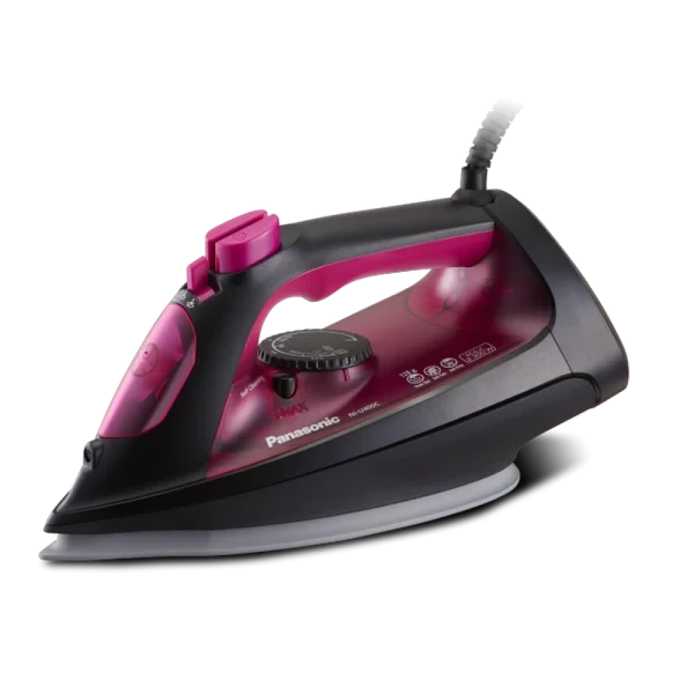PANASONIC NI-U400C 2300W Steam Iron – 0.3L Water Tank, Red & Black