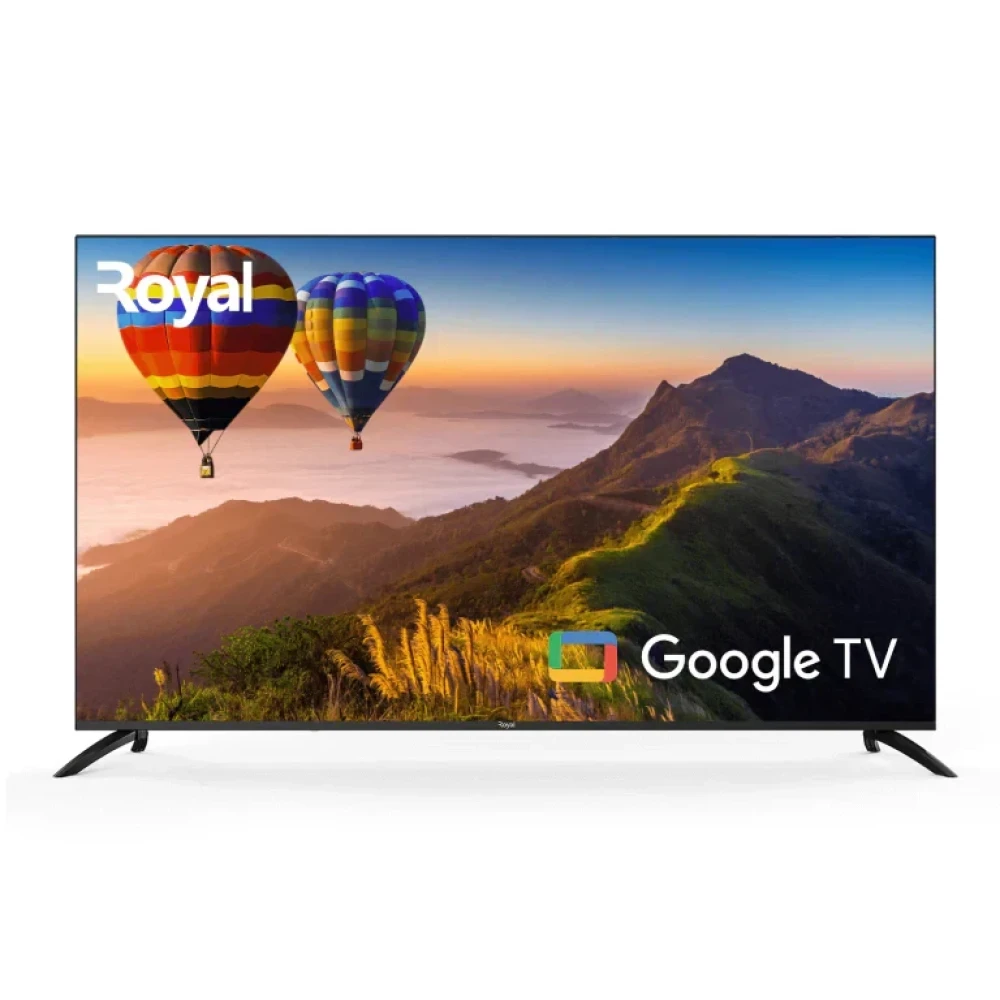 Royal 85 Inch QLED Smart Google TV RTV85QM30W with 120Hz DLG and Dolby Vision/Atmos