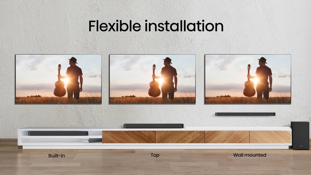 Hisense HS212 2.1Ch Soundbar with Wireless Subwoofer – 120W Powerful Bass