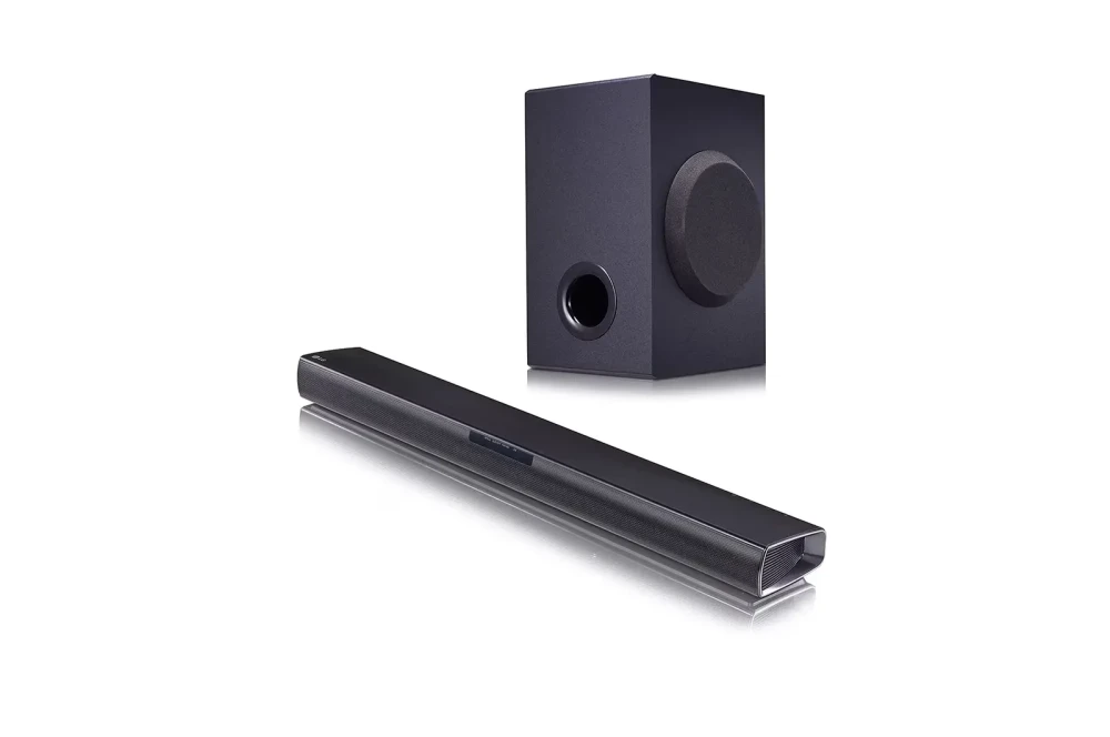 LG SQC1 Soundbar with Wireless Subwoofer – 160W 2.1CH Dolby Audio