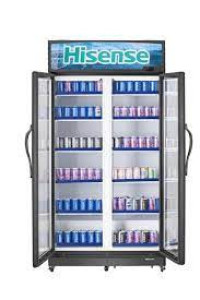 Hisense 758L Showcase Double Door Refrigerator (99FC-FL) – Beverage Display Cooler, R600a