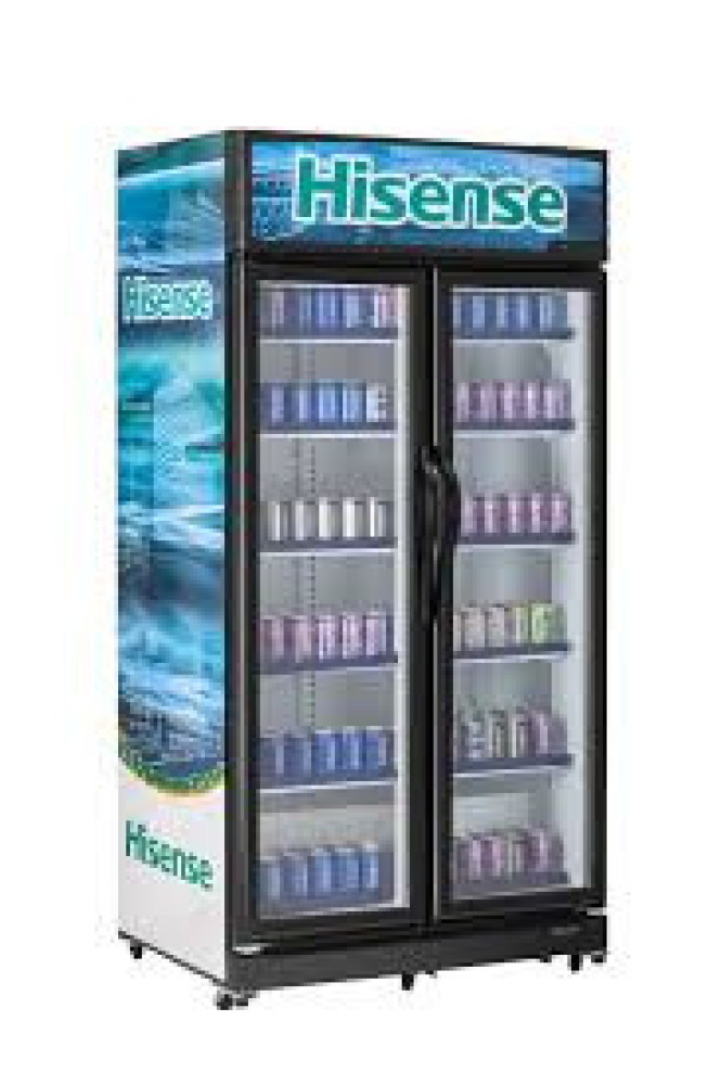 Hisense 758L Showcase Double Door Refrigerator (99FC-FL) – Beverage Display Cooler, R600a