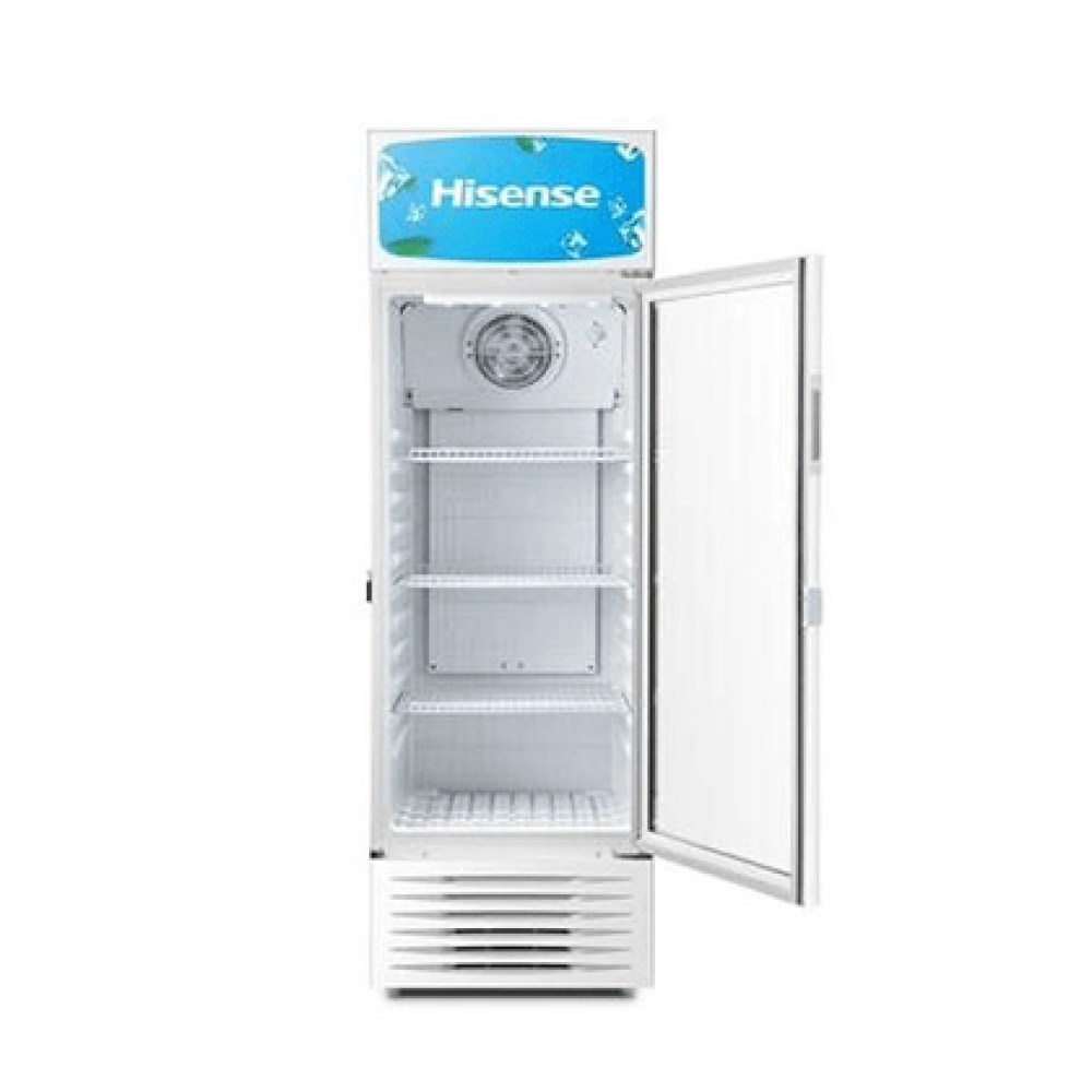Hisense 282L Showcase Refrigerator (37FC-FL) – Beverage Cooler with Glass Door