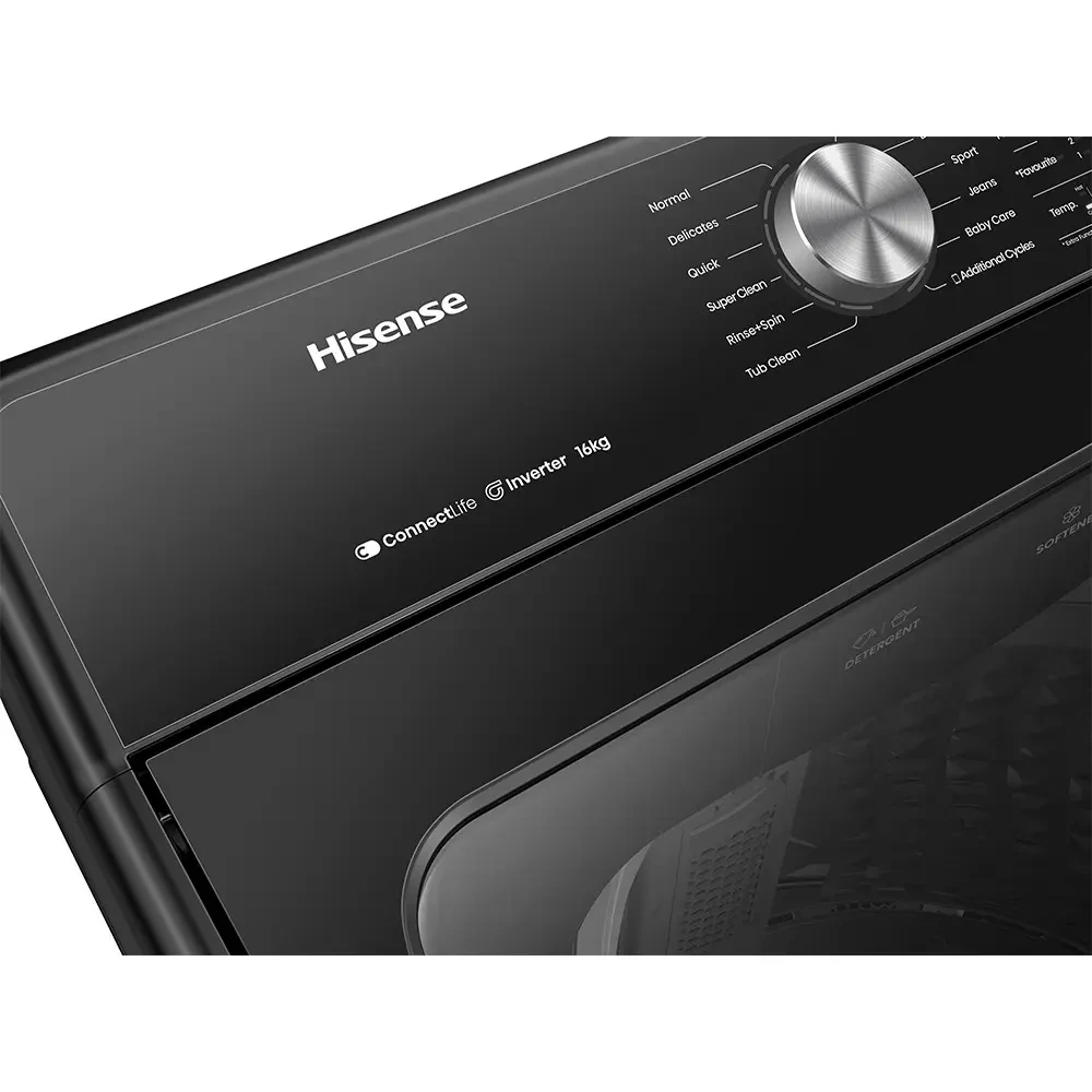 Hisense Top Load 20KG Washing Machine (WT5T2025DB) – Extra-Large Capacity for Family Laundry