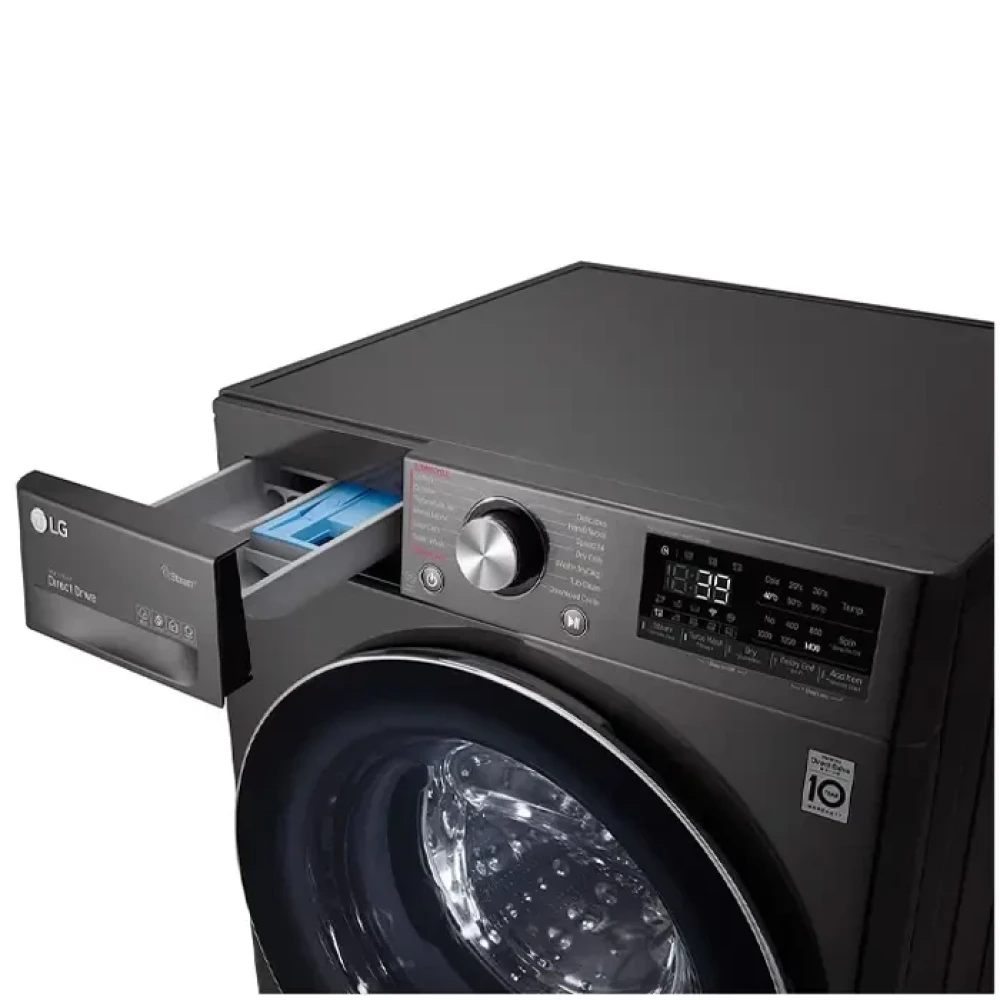 LG Front Load 10.5KG Washing Machine (F4V3RYP6JE) – AI DD™, TurboWash & Inverter Direct Drive