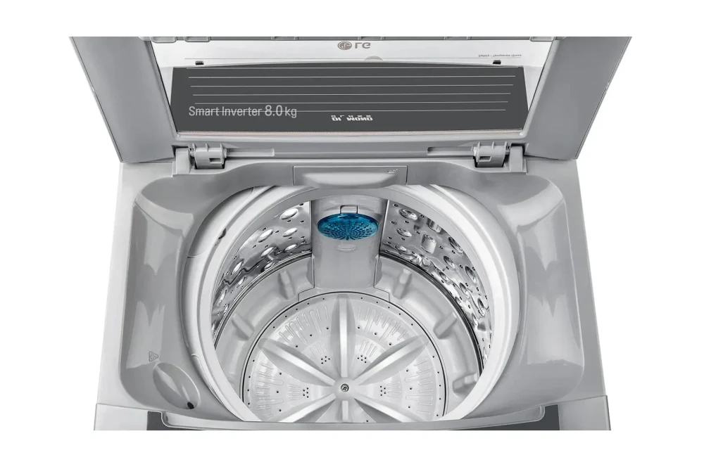 LG Top Load 8KG (T8585NDHV) Washing Machine – Smart Inverter, TurboDrum™, Punch+3