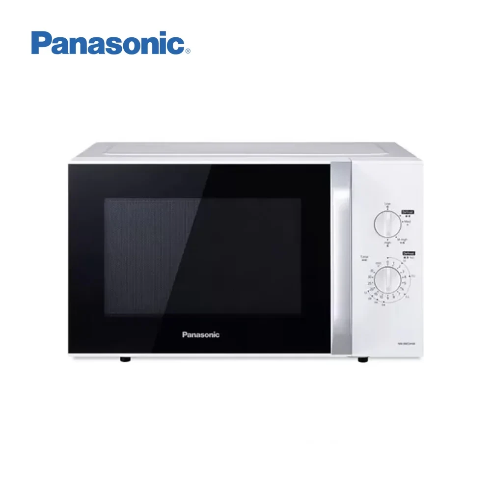 Panasonic 25L Solo Microwave Oven NN-SM33HW – 800W, White, Easy Dial Operation