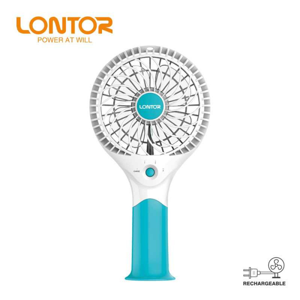 LONTOR 4INCH HANDY RECHARGEABLE FAN CTL-CF087-4