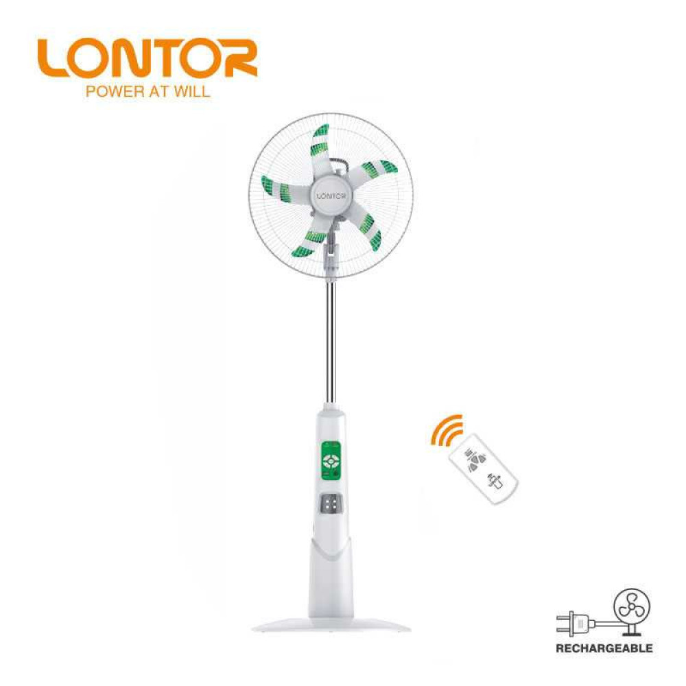 LONTOR 16INCH RECHARGEABLE FAN CTL-CF034R-16-C