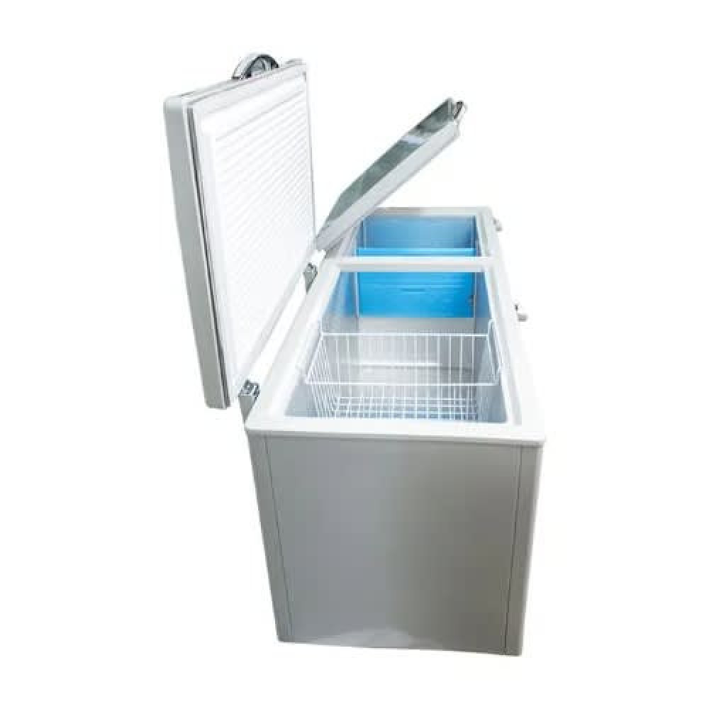 Bruhm 490L Double Door Chest Freezer BCD-500M – Large Capacity Deep Freezer, Silver