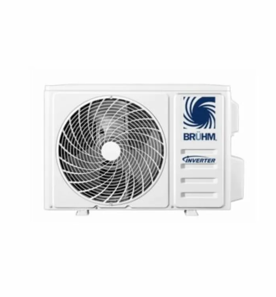 Bruhm 1.5HP Split Air Conditioner BAS-12RCEW – R410, Golden Fin, Turbo Cooling, Anti-Bacteria Filter