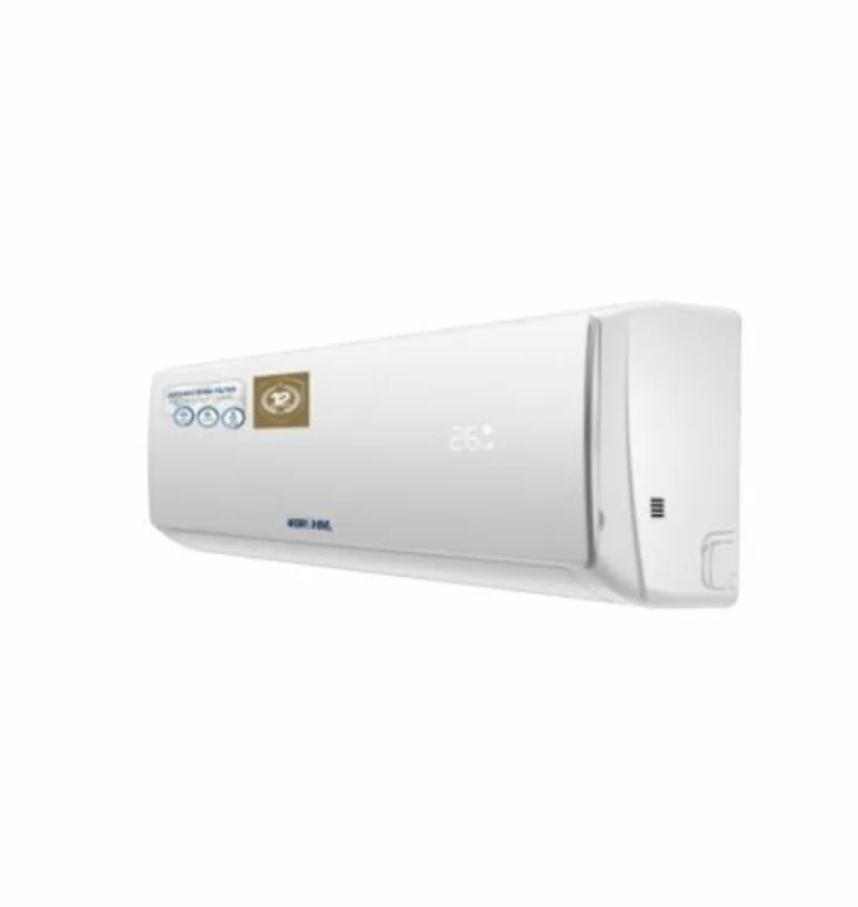 Bruhm 1HP Split Air Conditioner BAS-09RCEW – R410A, Golden Fin, Turbo Cooling, Anti-Bacteria Filter
