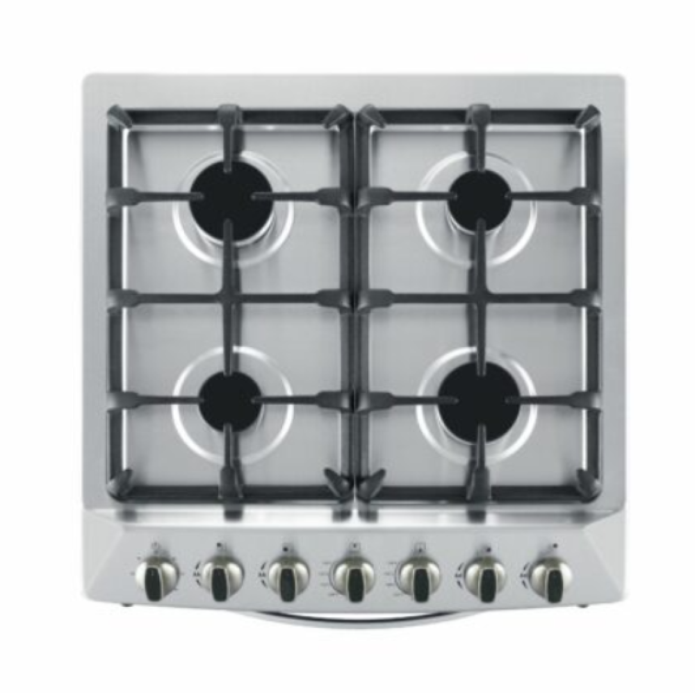 Bruhm 60x60cm Gas Cooker BGC-6640SS4 – 4 Gas Burners with Gas Oven, Double Glass Door