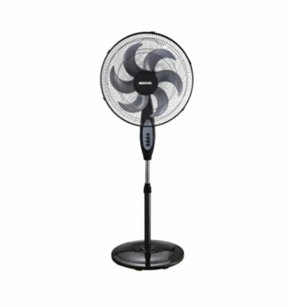 Bruhm 18-Inch Standing Fan BES-18EB-18 – 6 Blades, 100% Full Copper Motor, Super Quiet
