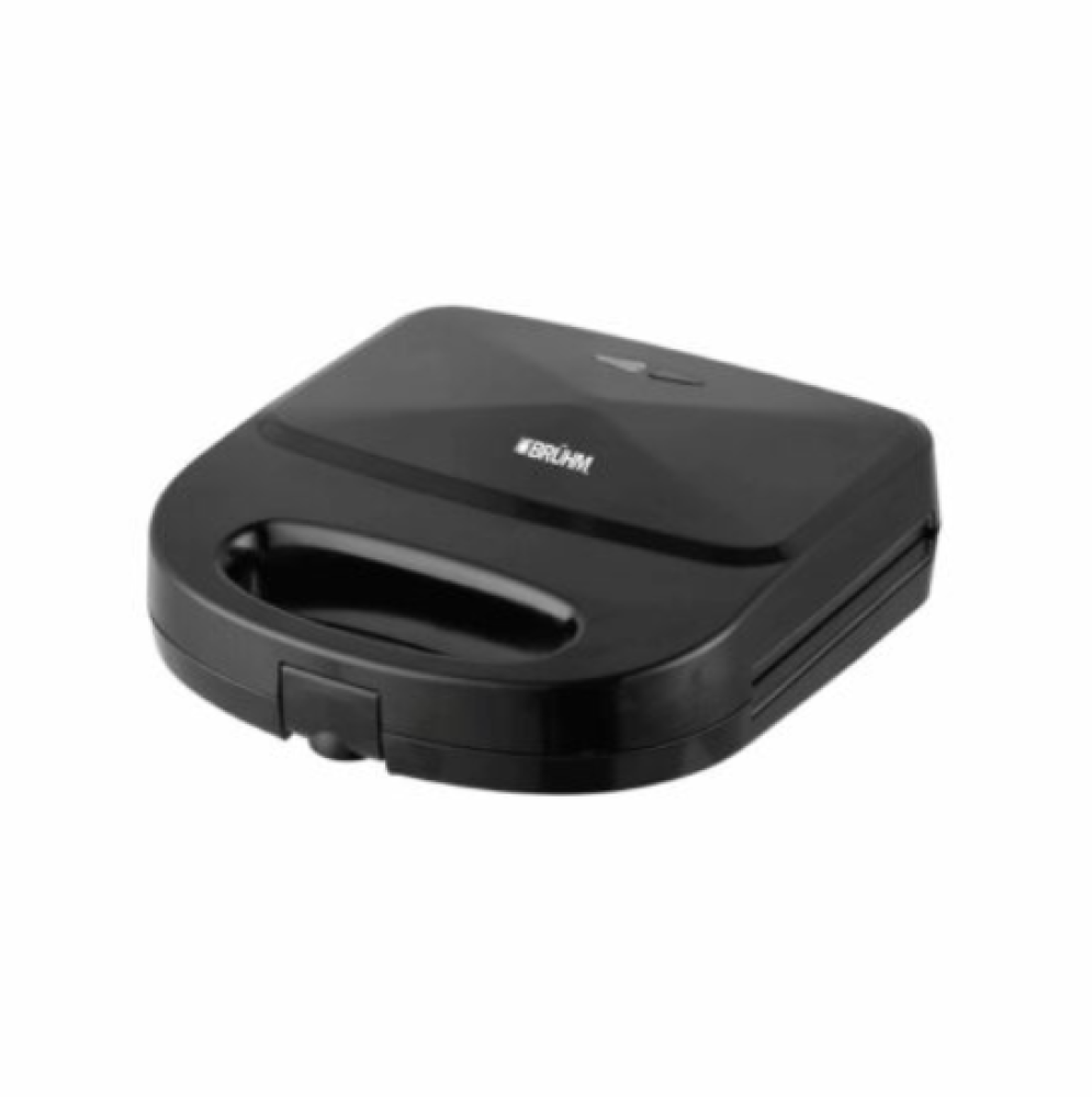 Bruhm 2-Slice Sandwich Maker BSM-700BP – 3 Plates (Sandwich, Grill, Waffle), 700W