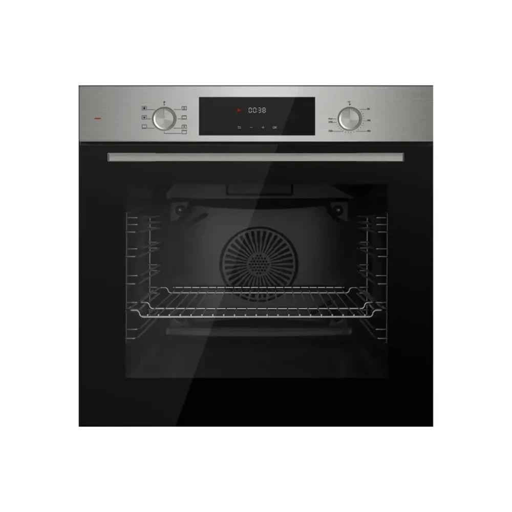 Maxi 60cm Electric Built-In Oven – Black & Stainless Steel, QBP7SSD (QB Prime Series)