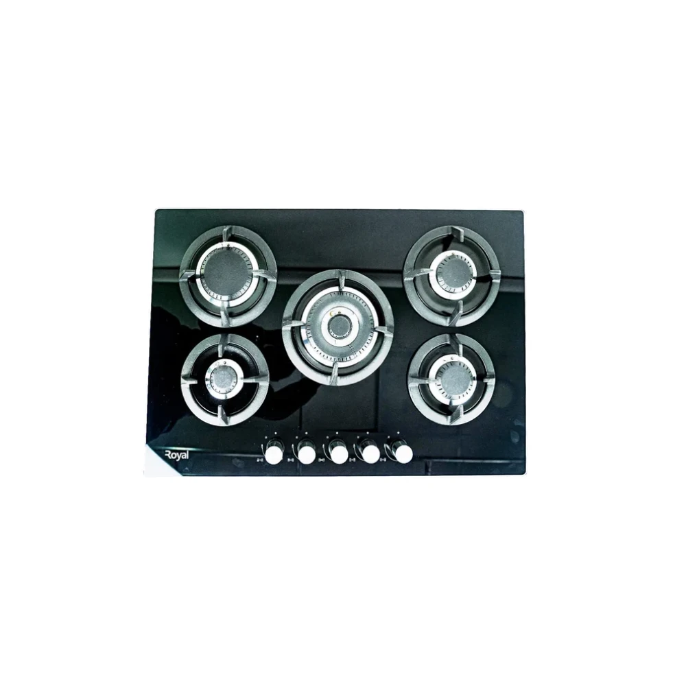 Royal 75cm Built-In Gas Hob with Auto Electric Ignition - RBGH75G5B