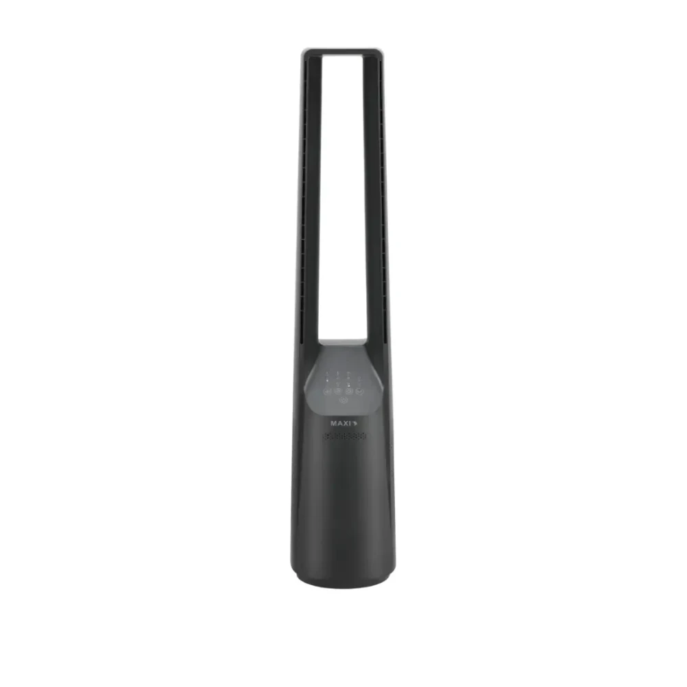 Maxi 40-Inch Bladeless Fan (150F-MDAMS) – Elegant Black, Quiet & Powerful Cooling