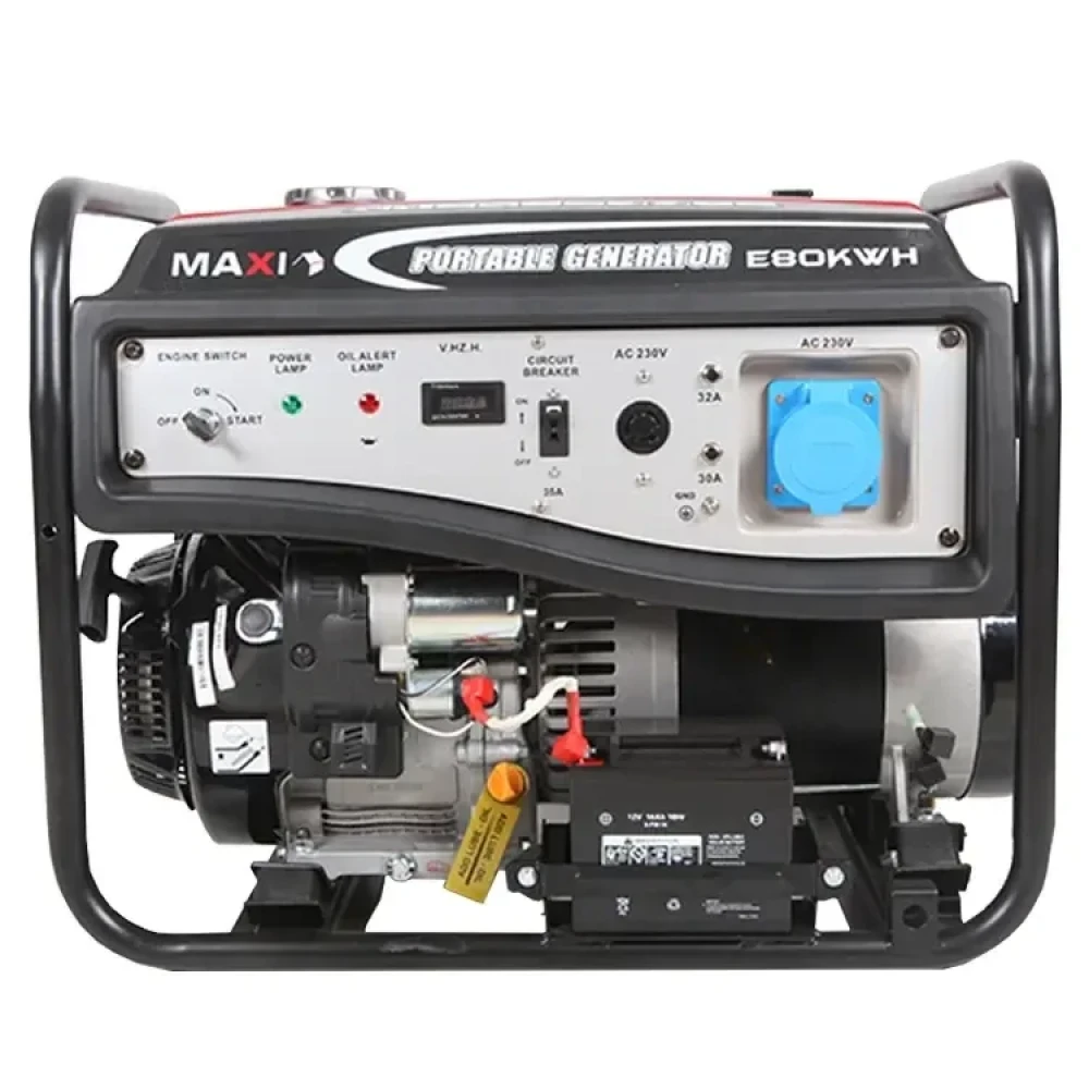 Maxi 10kVA Generator E80KWH - Key Start with Wheels