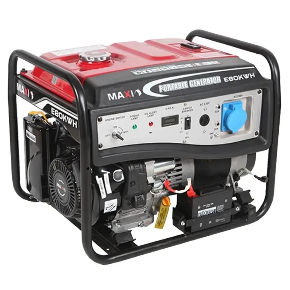 Maxi 10kVA Generator E80KWH - Key Start with Wheels