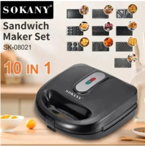 Sokany SK-08021 10 in 1 Breakfast Maker Sandwich Set