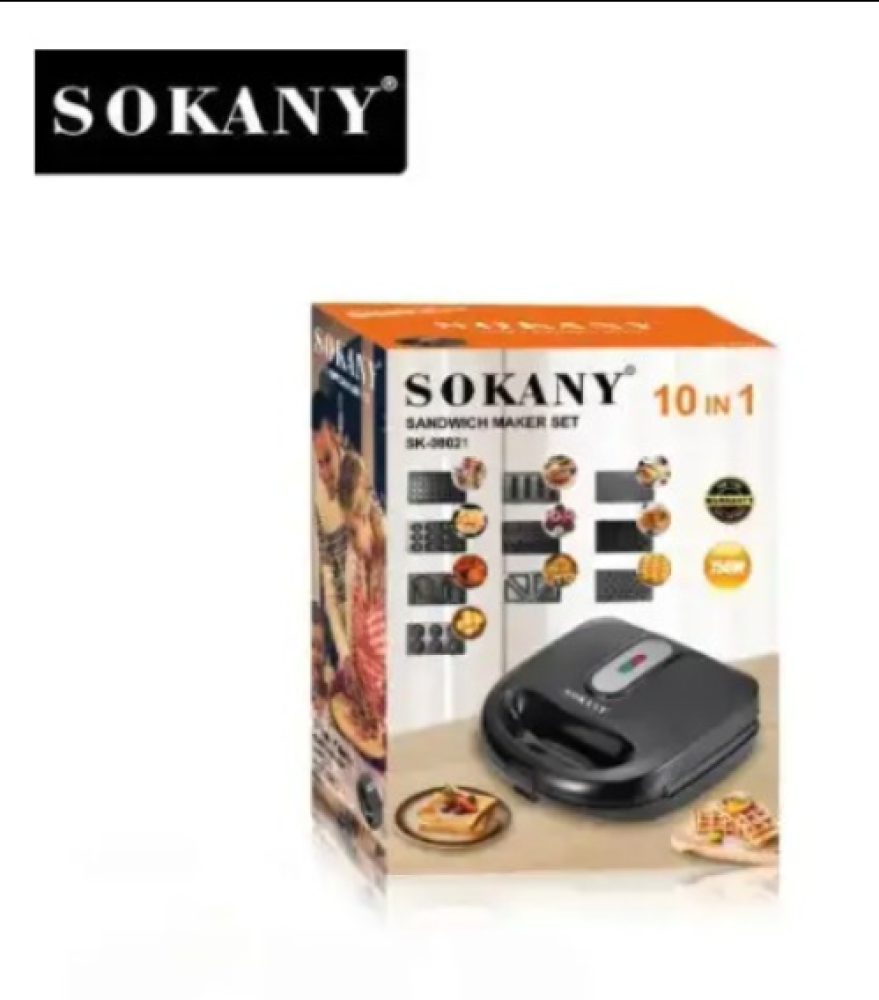 Sokany SK-08021 10 in 1 Breakfast Maker Sandwich Set
