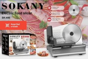 Sokany SK-446 Electric Food Slicer 190mm Stainless Steel Blade