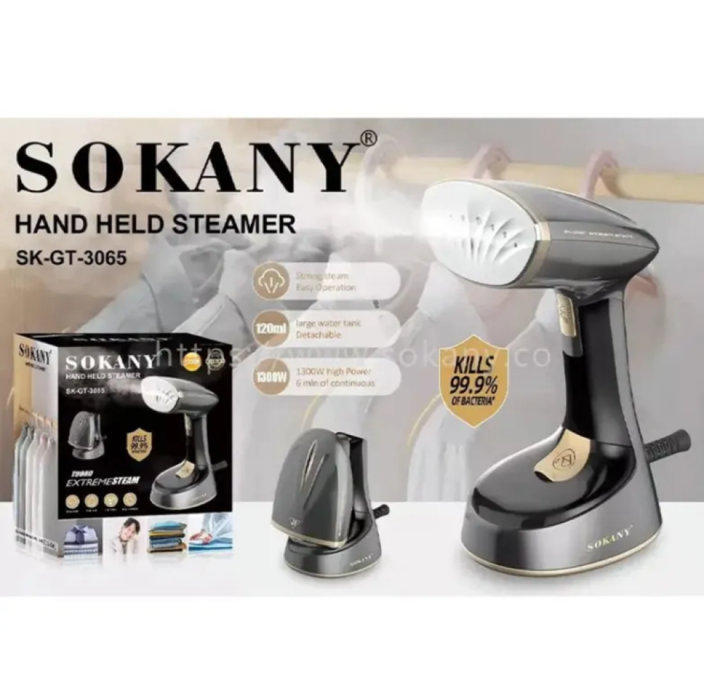 Sokany SK-GT-3065 Hand Held Garment Steamer 120ml