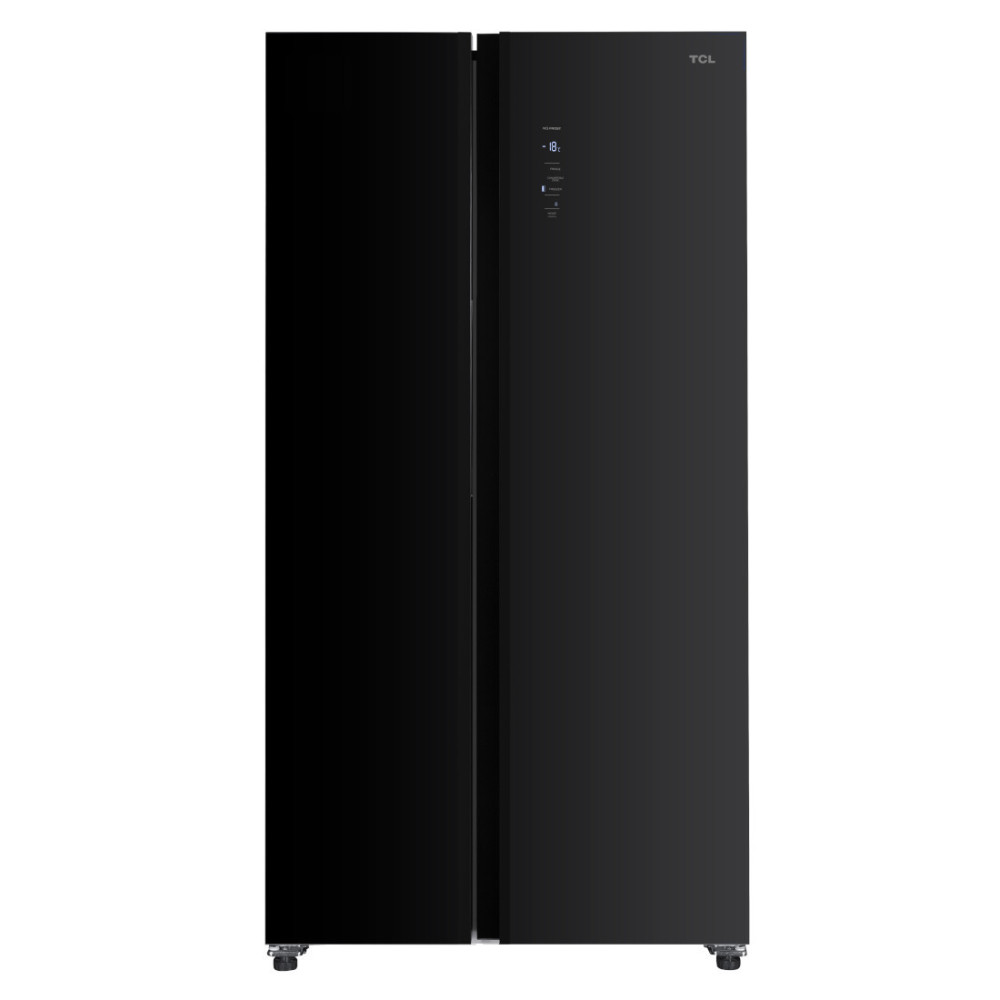 TCL P774SBBG 774L Side-by-Side Refrigerator Black Glass – No Frost, Inverter Cooling