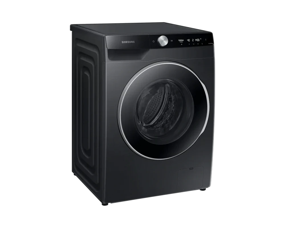 Samsung WD11DB7B85GBNQ 11kg Washer & 6kg Dryer Front Load Washing Machine Black Caviar – AI Wash, AirWash, Bubble Technology
