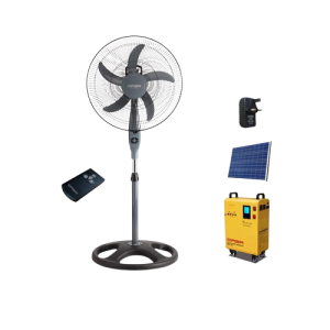 QASA 18INCH DC/AC INVERTER SOLAR  STANDING FAN QSF-18R