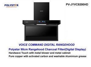 POLYSTAR 90CM RANGE HOOD WITH VOICE CONTROL – PV-JYVC9200HD