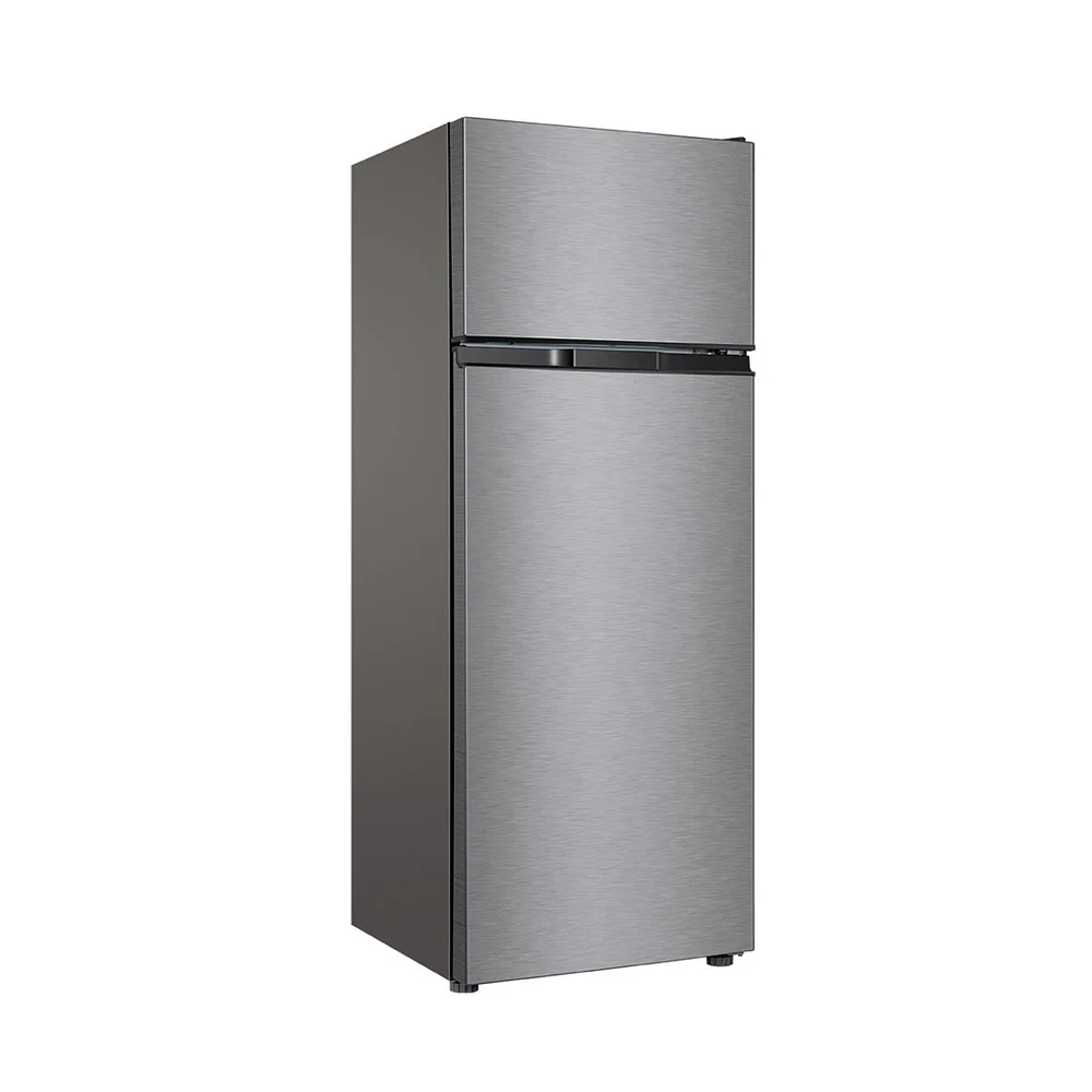 TCL 153L Double Door Refrigerator – Silver (F153TM), No-Frost, LED Light, Low Noise